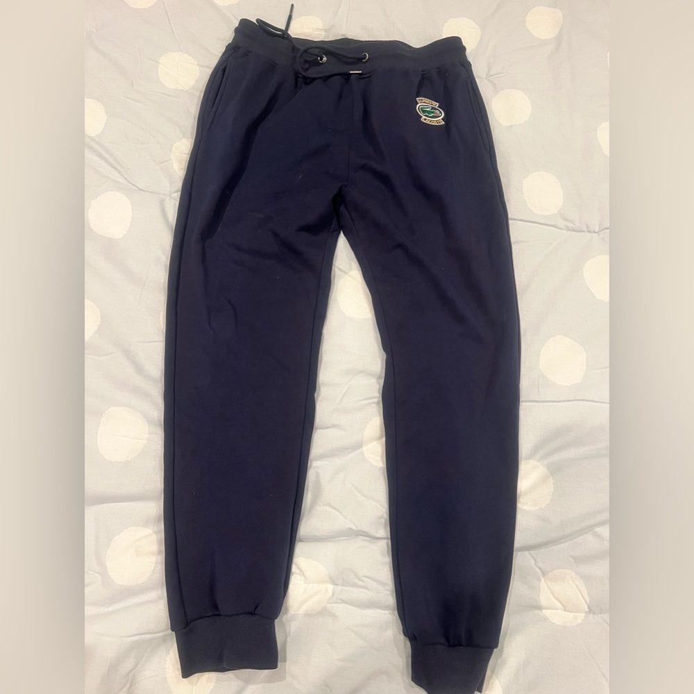 Lacoste supreme men’s jogger pants, XXXL, navy blue